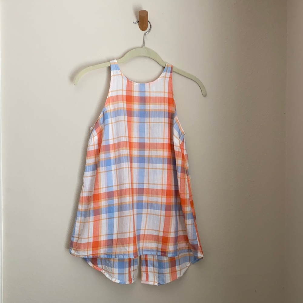 Old Navy, Sleeveless Plaid Top, Size XS